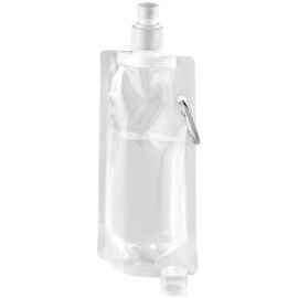 Складная бутылка HandHeld, белая, Цвет: белый, Объем: 400, Размер: 11x21