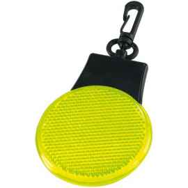 Светоотражатель с подсветкой Watch Out, желтый, Цвет: желтый, Размер: 5