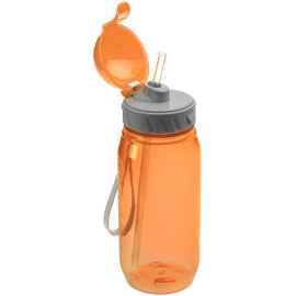 Бутылка для воды Aquarius, оранжевая, Цвет: оранжевый, Объем: 400, Размер: диаметр 6