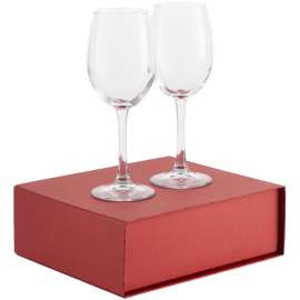 Набор из 2 бокалов для вина Wine House, красный, Цвет: красный, Объем: 300, Размер: бокал: высота 21 см