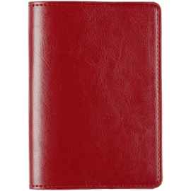 Обложка для паспорта Nebraska, красная, Цвет: красный, Размер: 9