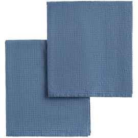 Набор полотенец Fine Line, синий, Цвет: синий, Размер: 45х60 см