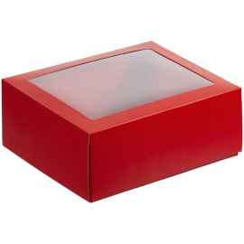 Коробка с окном InSight, красная, Цвет: красный, Размер: 21