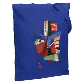 Холщовая сумка Architectonic, ярко-синяя, Цвет: синий, Размер: 35х38х6 см