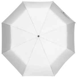 Зонт складной Manifest со светоотражающим куполом, серый, Цвет: серый, Размер: Длина 67 см