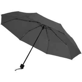 Зонт складной Mini Hit Dry-Set, серый, Цвет: серый, Размер: длина 56 см