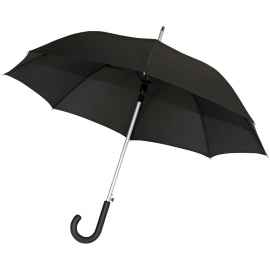 Зонт-трость Alu AC, черный, Цвет: черный, Размер: длина 89 см