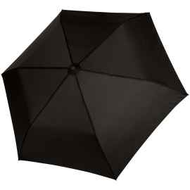 Зонт складной Zero 99, черный, Цвет: черный, Размер: длина 49 см