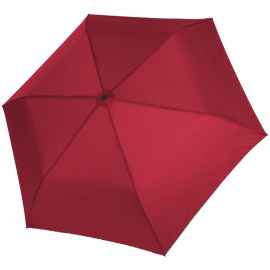 Зонт складной Zero 99, красный, Цвет: красный, Размер: длина 49 см