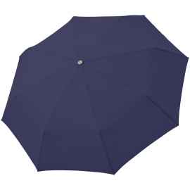Зонт складной Carbonsteel Magic, темно-синий, Цвет: темно-синий, Размер: длина 53 см
