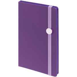 Блокнот Shall Round, фиолетовый, Цвет: фиолетовый, Размер: белый