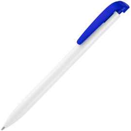 Ручка шариковая Favorite, белая с синим, Цвет: синий, Размер: 13