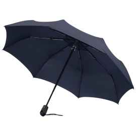 Зонт складной E.200, темно-синий, Цвет: темно-синий, Размер: длина 57 см