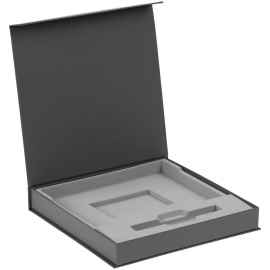 Коробка Memoria под ежедневник и ручку, серая, Цвет: серый, Размер: 23