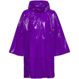 Дождевик-плащ CloudTime, фиолетовый, Цвет: фиолетовый, Размер: 105х85 см
