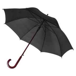Зонт-трость Standard, черный, Цвет: черный, Размер: длина 90 см