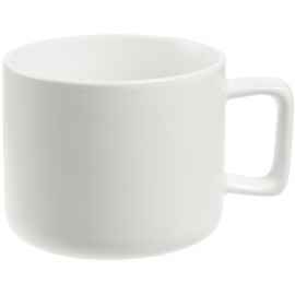 Чашка Jumbo, матовая, белая, Цвет: белый, Размер: диаметр 9