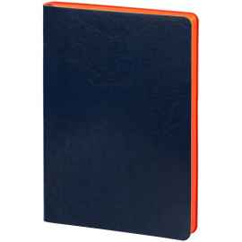 Ежедневник Slip, недатированный, синий с оранжевым, Цвет: оранжевый, синий, Размер: 15,1х21х1,5 см