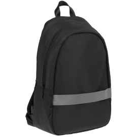 Рюкзак tagBag со светоотражающим элементом, черный, Цвет: черный, Размер: 30х47х15 см