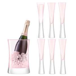 Набор для шампанского Moya, розовый, Цвет: розовый, Размер: 27