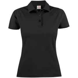 Рубашка поло женская Surf Lady черная, размер XS, Цвет: черный, Размер: XS