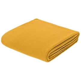 Флисовый плед Warm&Peace, желтый, Цвет: желтый, Размер: 100х140 см