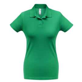 Рубашка поло женская ID.001 зеленая, размер XS, Цвет: зеленый, Размер: XS