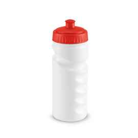 Бутылка для велосипеда Lowry, белая с красным, Цвет: красный, Размер: диаметр 6