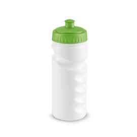 Бутылка для велосипеда Lowry, белая с зеленым, Цвет: зеленый, Размер: диаметр 6