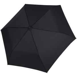 Зонт складной Zero Large, черный, Цвет: черный, Размер: диаметр купола 100 с
