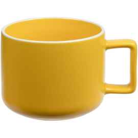 Чашка Fusion, желтая, Цвет: желтый, Размер: диаметр 9