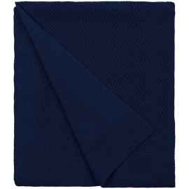 Плед Marea, темно-синий (сапфир), Цвет: темно-синий, Размер: 110х170 с