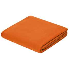 Флисовый плед Warm&Peace XL, оранжевый, Цвет: оранжевый, Размер: 200х145 см