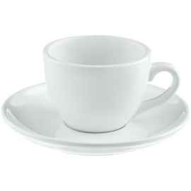 Чайная пара Cozy Morning, белая, Цвет: белый, Объем: 200, Размер: чашка: диаметр 8