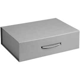 Коробка Case, подарочная, серая матовая, Цвет: серый, Размер: 35