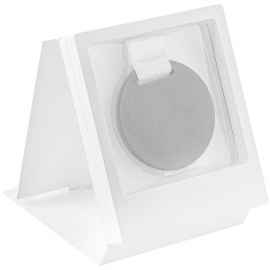 Рамка Transparent с шубером, белая, Цвет: белый, Размер: 11х2