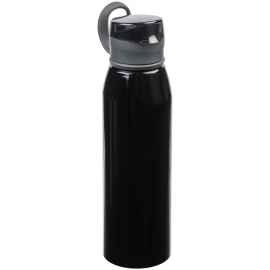 Спортивная бутылка для воды Korver, черная, Объем: 600, Размер: высота 25 с