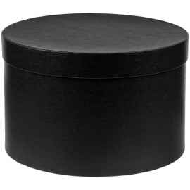 Коробка круглая Hatte, черная, Цвет: черный, Размер: диаметр 31
