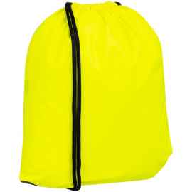 Рюкзак-мешок Manifest Color из светоотражающей ткани, желтый неон, Цвет: желтый, Размер: 34x41 см