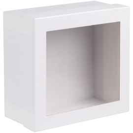 Коробка Teaser с окном, белая, Цвет: белый, Размер: 25