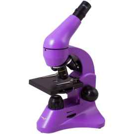Монокулярный микроскоп Rainbow 50L с набором для опытов, фиолетовый, Цвет: фиолетовый, Размер: упаковка: 18х40
