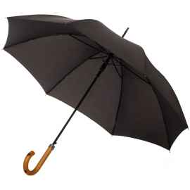 Зонт-трость LockWood, черный, Цвет: черный, Размер: длина 89 см