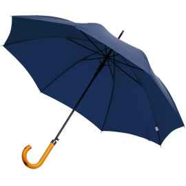 Зонт-трость LockWood, темно-синий, Цвет: темно-синий, Размер: длина 89 см