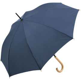 Зонт-трость OkoBrella, темно-синий, Цвет: темно-синий, Размер: длина 85 см