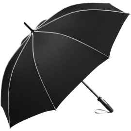 Зонт-трость Seam, светло-серый, Цвет: серый, Размер: длина 90 см