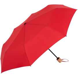 Зонт складной OkoBrella, красный, Цвет: красный, Размер: длина в сложении 26 см