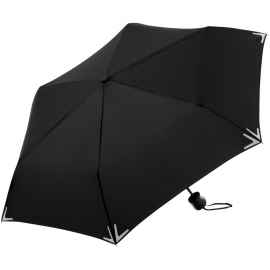 Зонт складной Safebrella, черный, Цвет: черный, Размер: длина в сложении 27 см