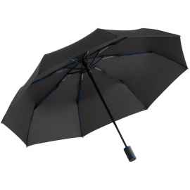 Зонт складной AOC Mini с цветными спицами, темно-синий, Цвет: темно-синий, Размер: длина 57 см