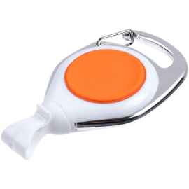 Ретрактор Dorset, белый с оранжевым, Цвет: оранжевый, Размер: 3