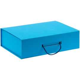 Коробка Case, подарочная, голубая, Цвет: голубой, Размер: 35